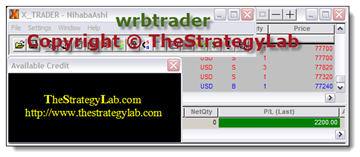TheStrategyLab wrbtrader timestamp trade fills in broker trade execution platform